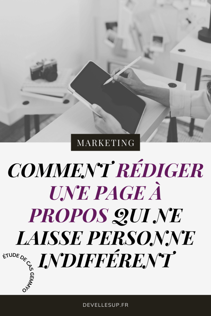rédiger page propos émotionnelle