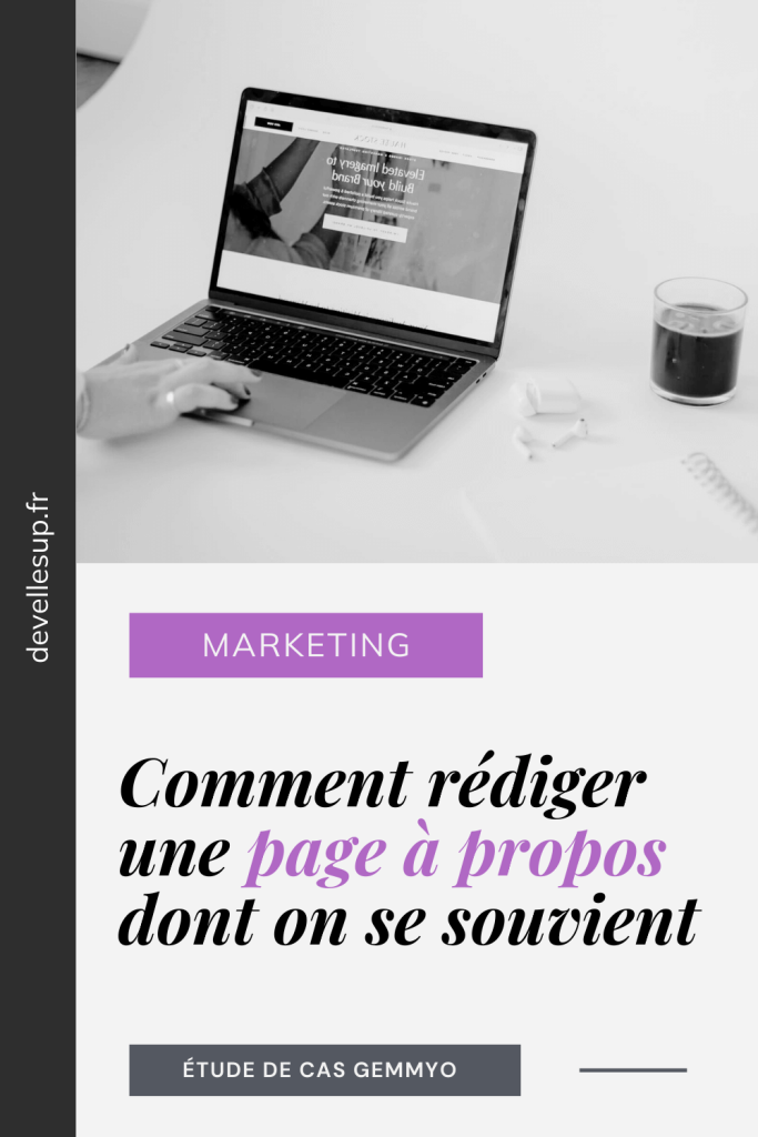 rédiger page propos 